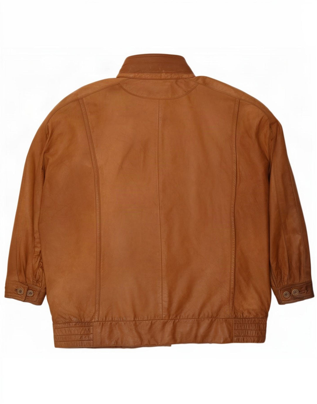 Lepegro Dame Oversized Læderjakke EU 44 XL Brun