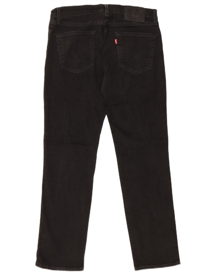 Levi's Slim Jeans til kvinder W32 L30 sort bomuld