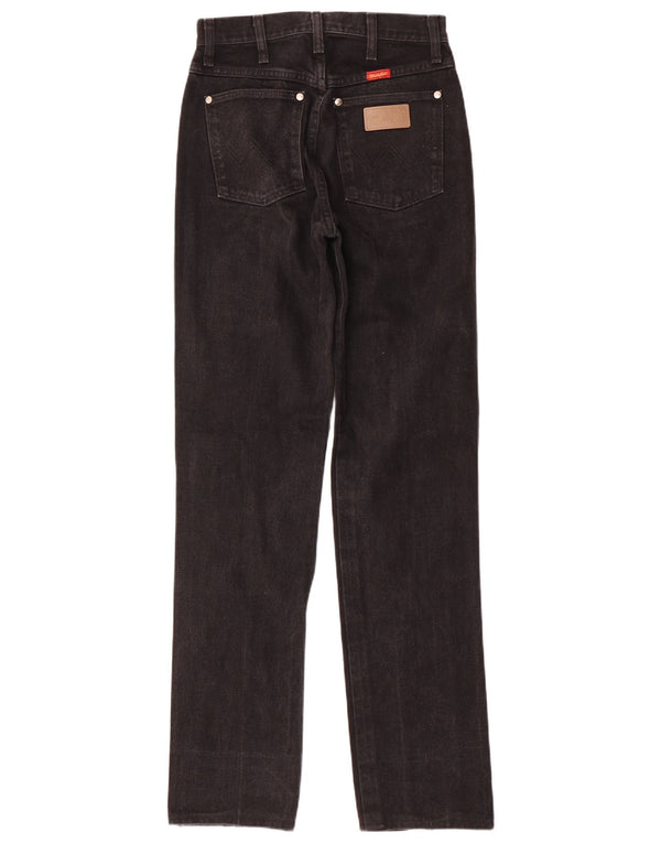 Wrangler Womens High Waist Tapered Jeans US 9 Medium W26 L34 Black Cotton