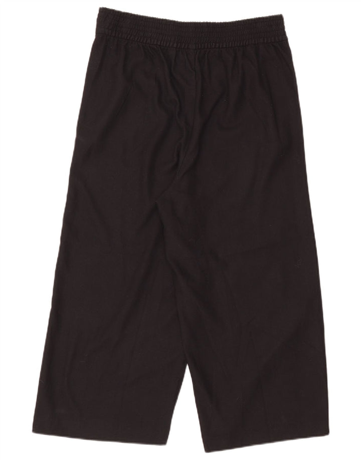 Zara Dame Capri Bukser Large W30 L20 Sort