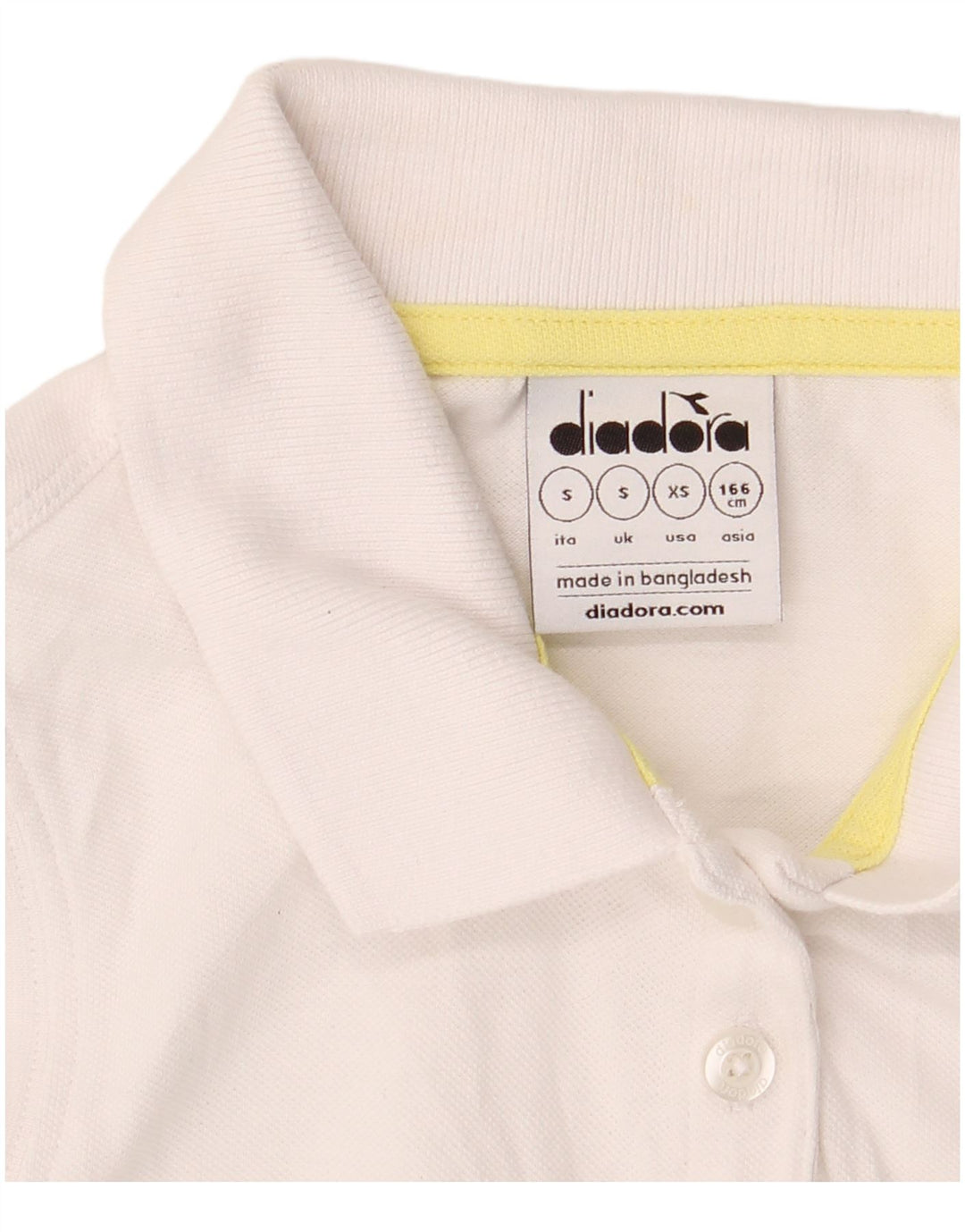 Diadora ærmeløs poloshirt til kvinder, lille hvid