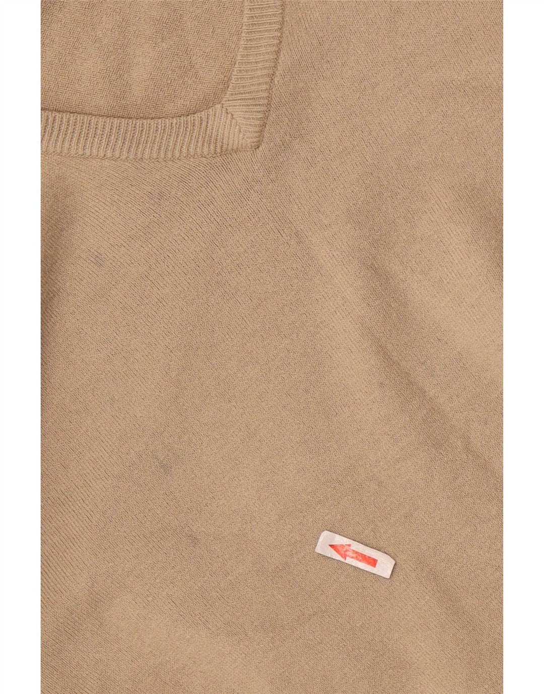 Marks & Spencer Herre Blue Harbor V-hals sweater XL Beige Akryl