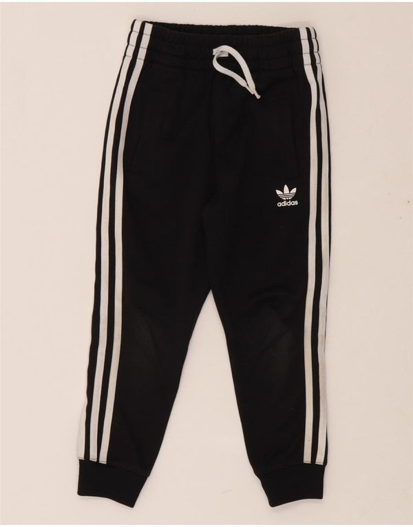 ADIDAS Træningsdragt til drenge Bukser Joggers 5-6 år Sort polyester