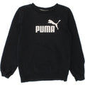 PUMA Boys Graphic Sweatshirt Jumper 7-8 Years Small Navy Blue Cotton Vintage Puma and Second-Hand Puma from Messina Hembry 