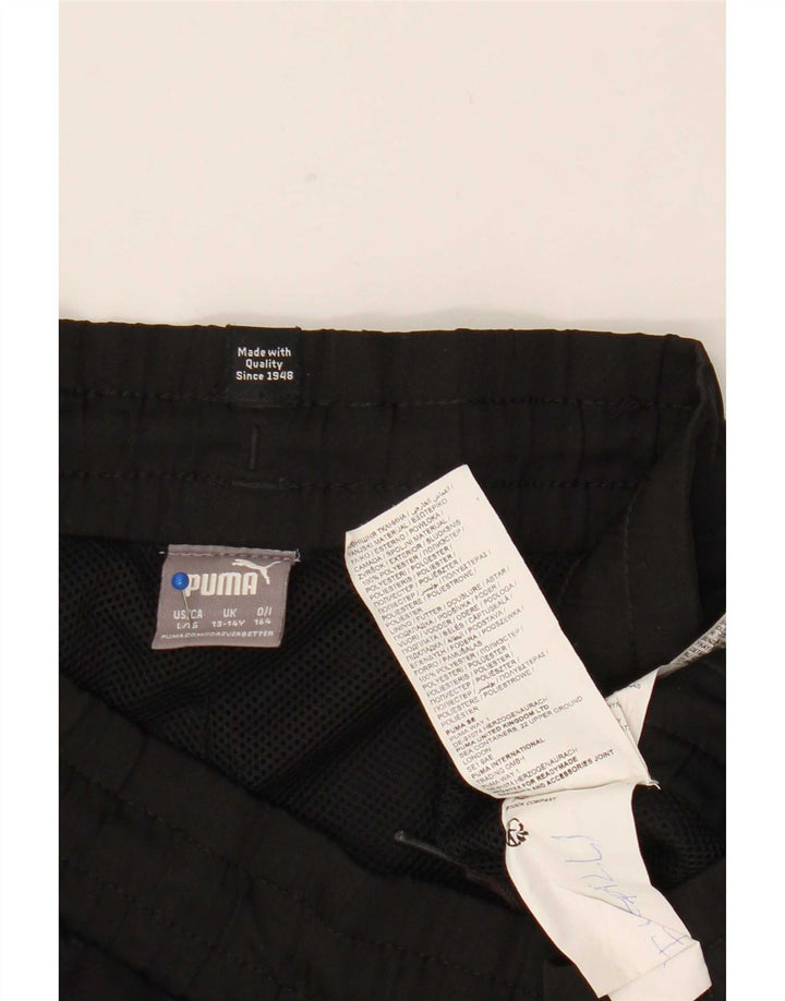 Puma Boys Sports Shorts 13-14 År Sort Polyester