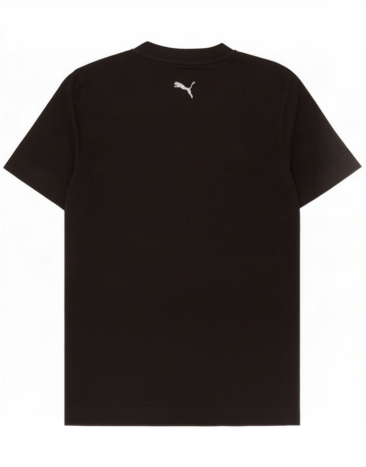 Puma Herre grafisk T-shirt Top Lille Sort