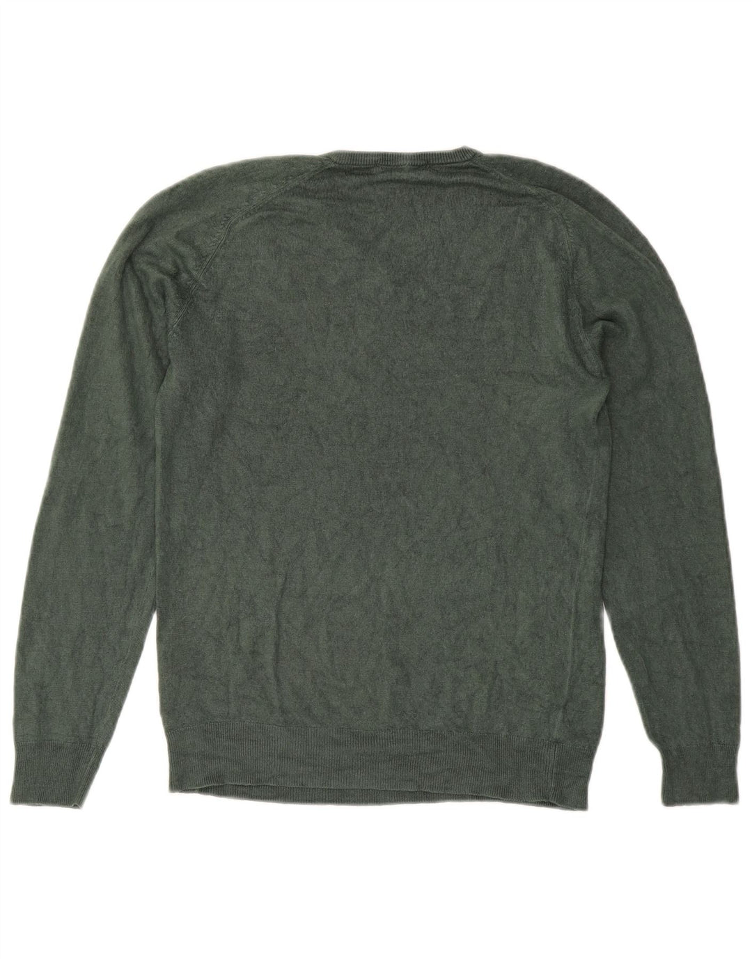 Marks & Spencer Herre Blue Harbor V-hals sweater lille grøn akryl