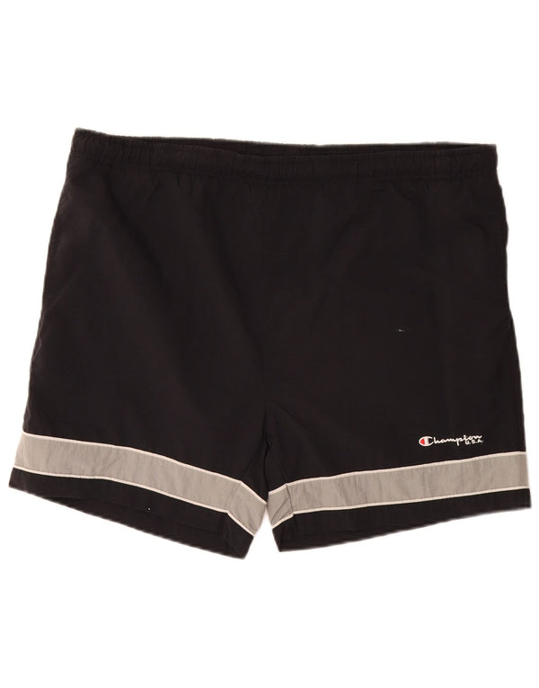 CHAMPION Badeshorts til mænd XL Sort Colourblock