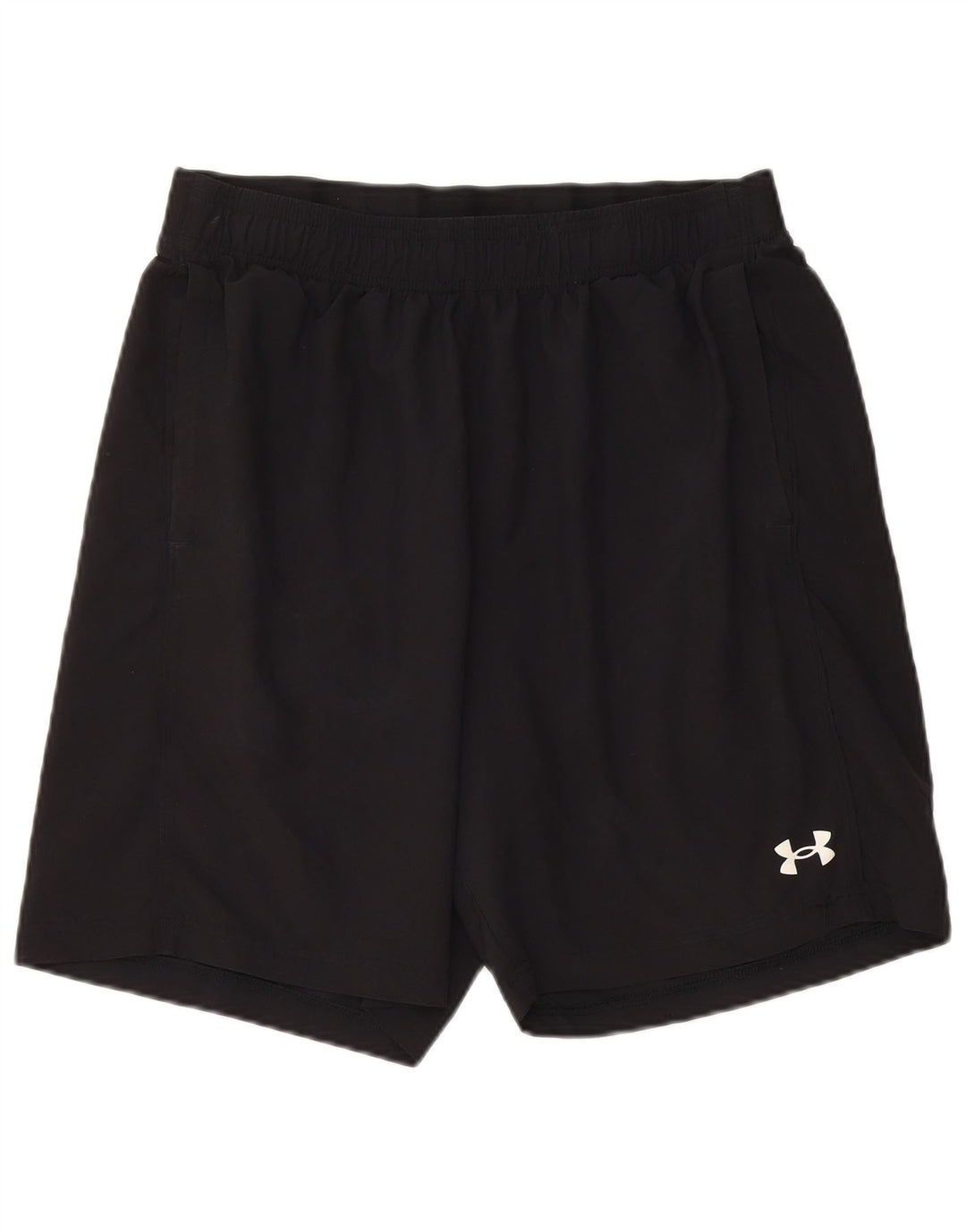 UNDER ARMOUR Herre grafiske sportsshorts store sorte polyester