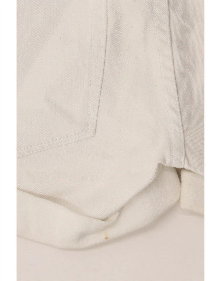 J. CREW Womens Denim Shorts US 0 XS W28  White Cotton Vintage J. Crew and Second-Hand J. Crew from Messina Hembry 
