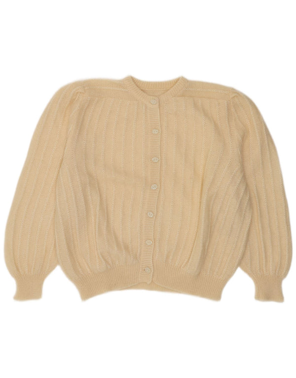Vintage dame cardigan sweater UK 18 XL Beige