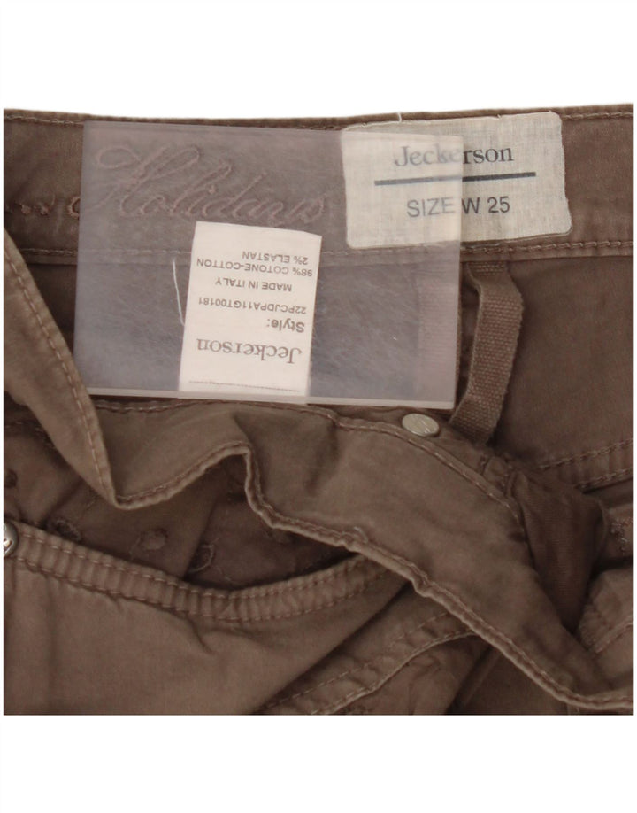 JECKERSON Dame Slim Casual Bukser W30 L27 Brun Bomuld