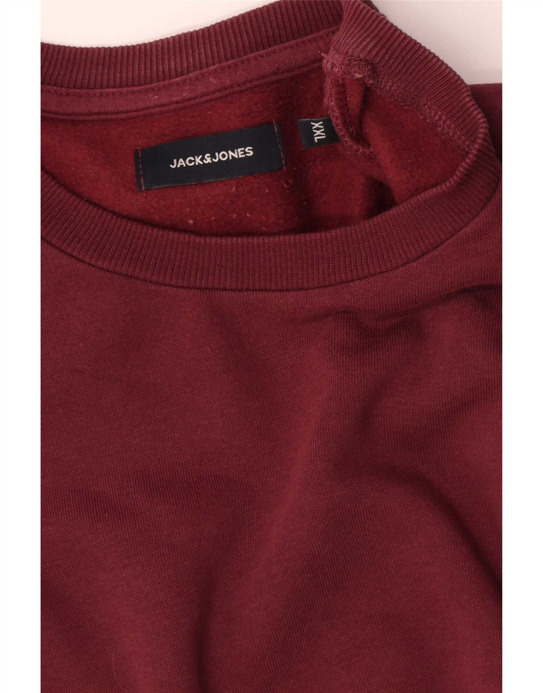 Jack & Jones Sweatshirt til mænd 2XL rødbrun bomuld