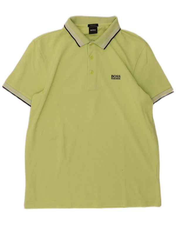 HUGO BOSS Herre Regular Fit Polo Shirt Medium Green Bomuld