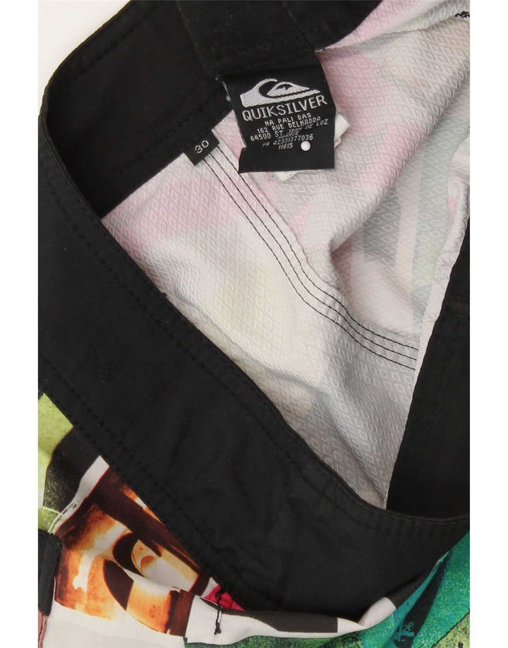 Quiksilver Badeshorts med abstrakt mønster til mænd Medium flerfarvet