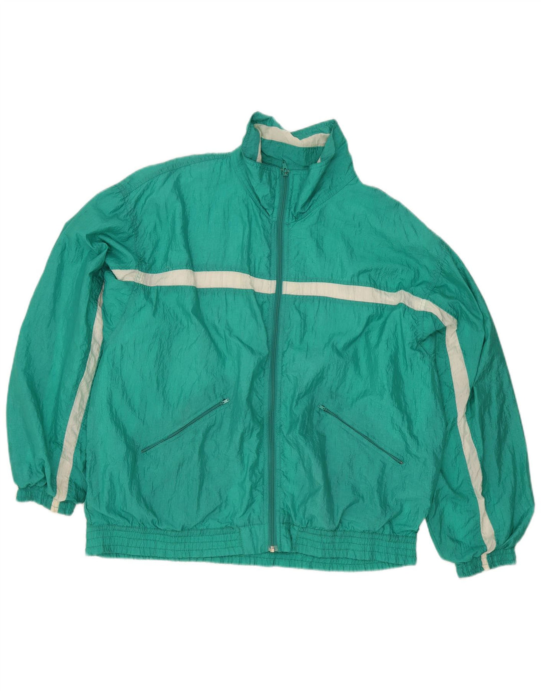 Vintage Herre Loose Fit træningsdragt Topjakke Stor Grøn