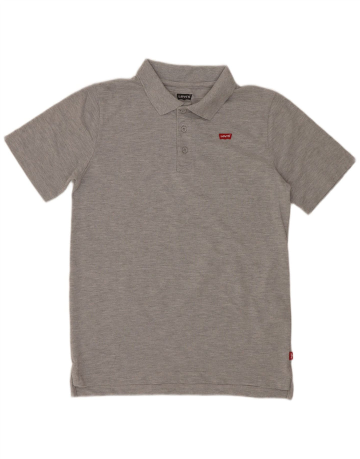 Levi's Boys Polo Shirt 15-16 år Grå Flecked Bomuld