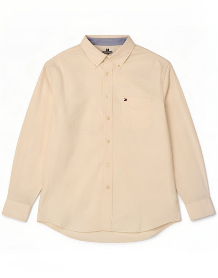 Tommy Hilfiger Herreskjorte Medium Off White Cotton