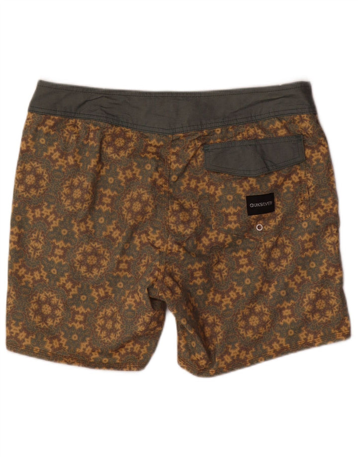 QUIKSILVER Badeshorts til mænd Medium Khaki Geometrisk Polyester