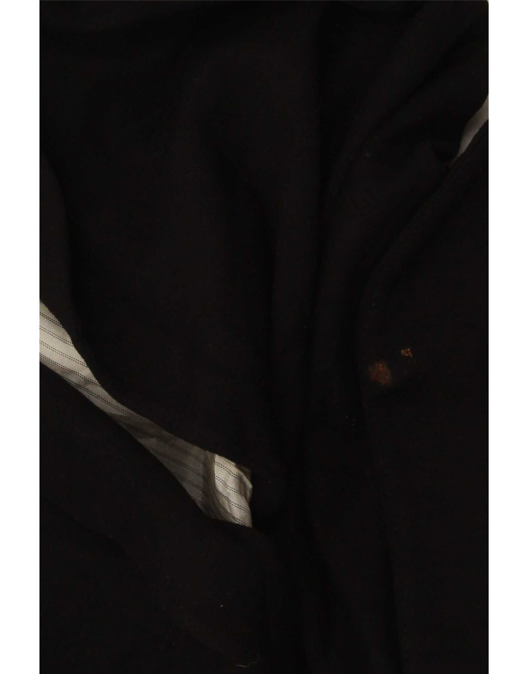 Zara Dame 1 Knap Blazer Jacket UK 6 XS Sort Viscose