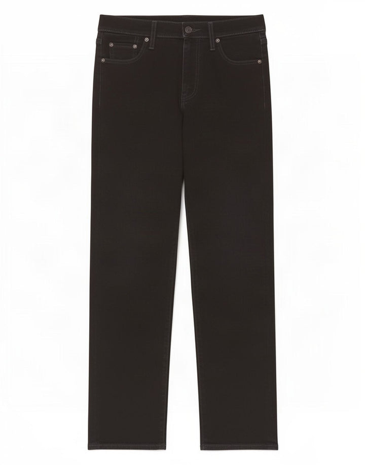 Levi's Straight Jeans til mænd W30 L30 Sort bomuld