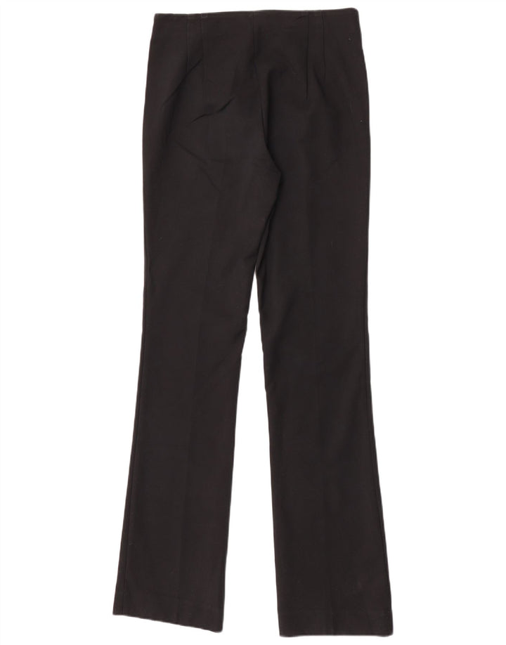 Zara Dame Bootcut Chino Bukser Medium W28 L32 Sort Bomuld
