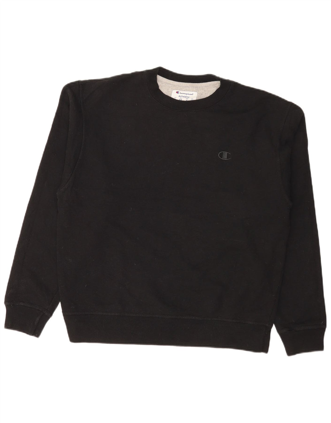 Champion Herre Sweatshirt Jumper Medium Sort