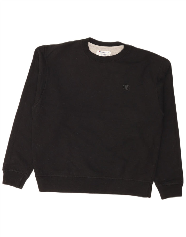 Champion Herre Sweatshirt Jumper Medium Sort