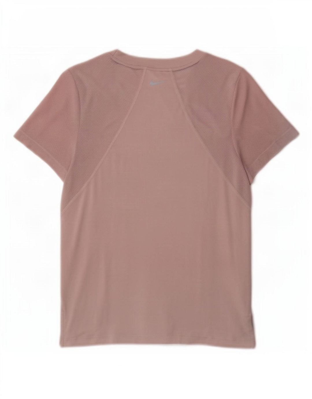 Nike Dame Dri Fit T-Shirt Top UK 10 Small Pink Polyester