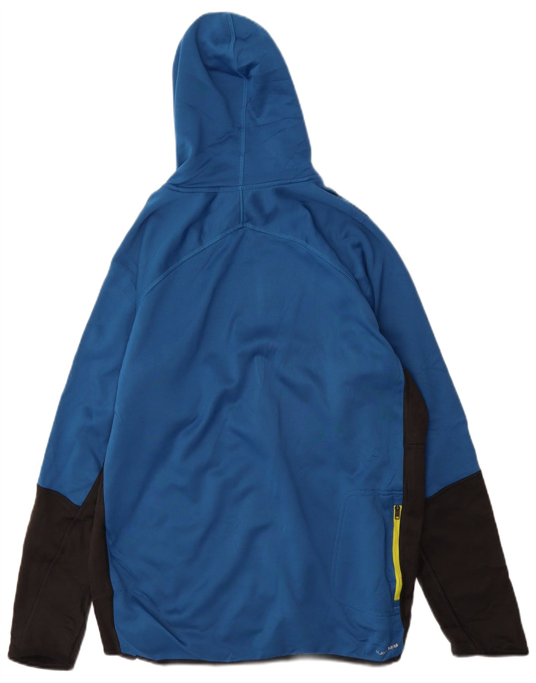 Reebok Grafisk hættetrøje til mænd Large Blue Colourblock Polyester