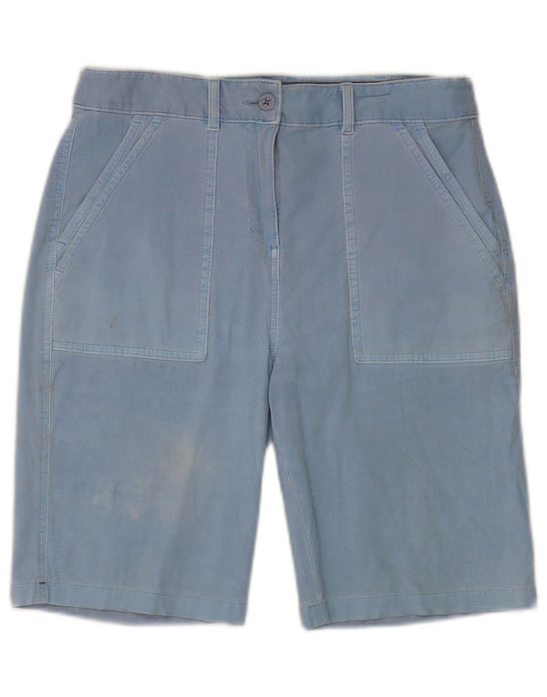 White Stuff Chino Shorts til kvinder UK 10 Small W30 Blue Cotton