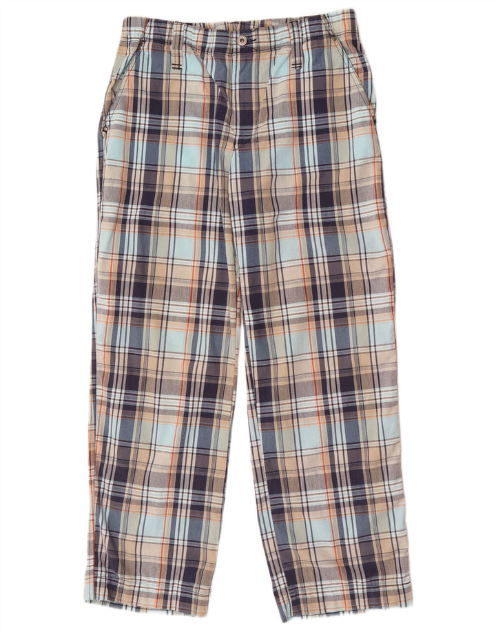 Tænk Pink Herre Loose Fit Chino Bukser Medium W30 L29 Flerfarvet ternet