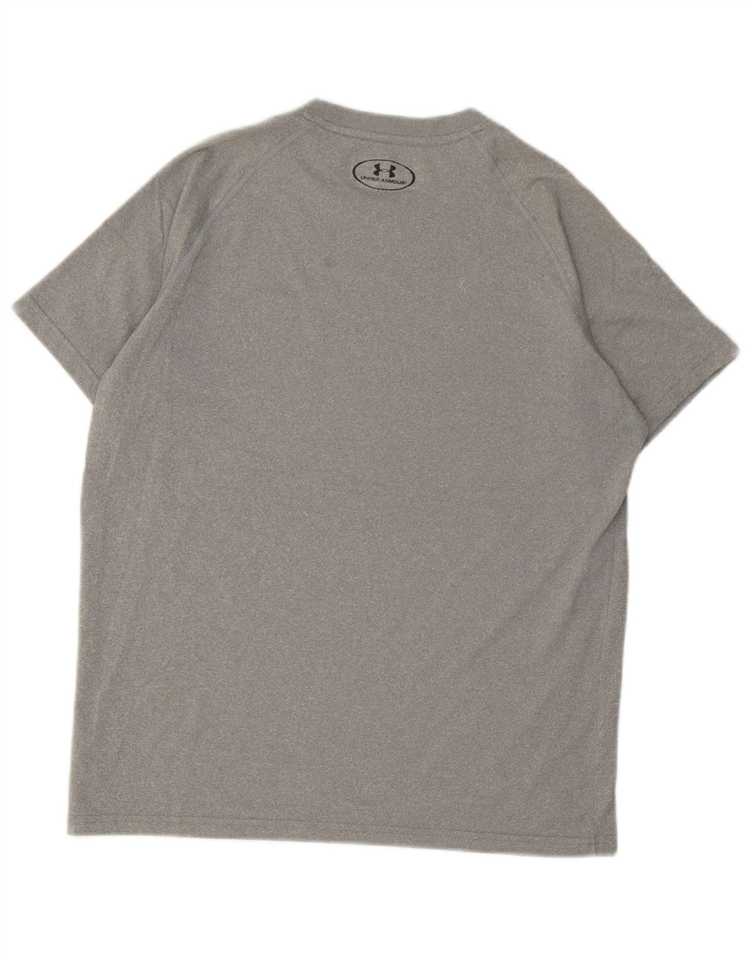 Under Armour Herre Heat Gear T-Shirt Top Lille Grå Flecked