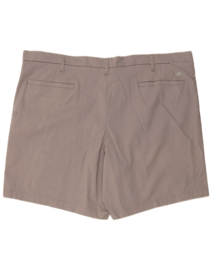 DOCKERS Chino Shorts til mænd W48 4XL Grå Bomuld