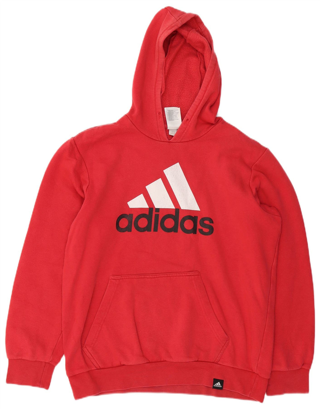 ADIDAS Grafisk hættetrøje til mænd Medium rød bomuld