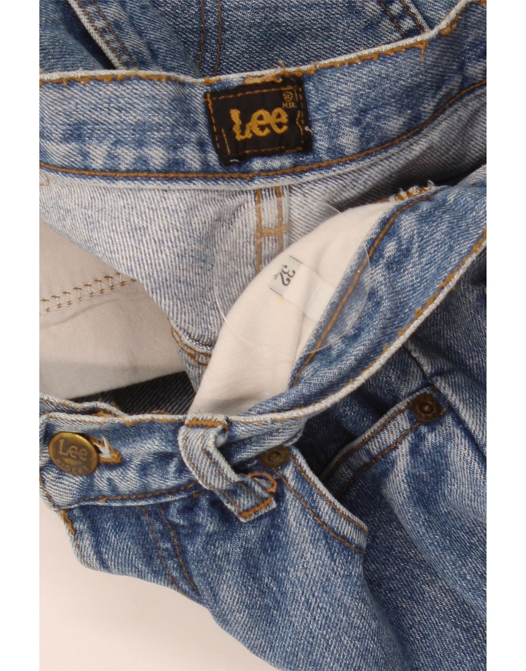 Lee Denim Shorts til mænd W32 Medium Blue