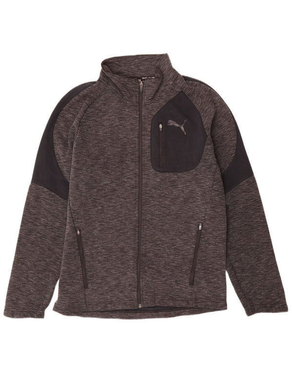 PUMA Træningsdragt til mænd Topjakke Medium Grå Colourblock Bomuld