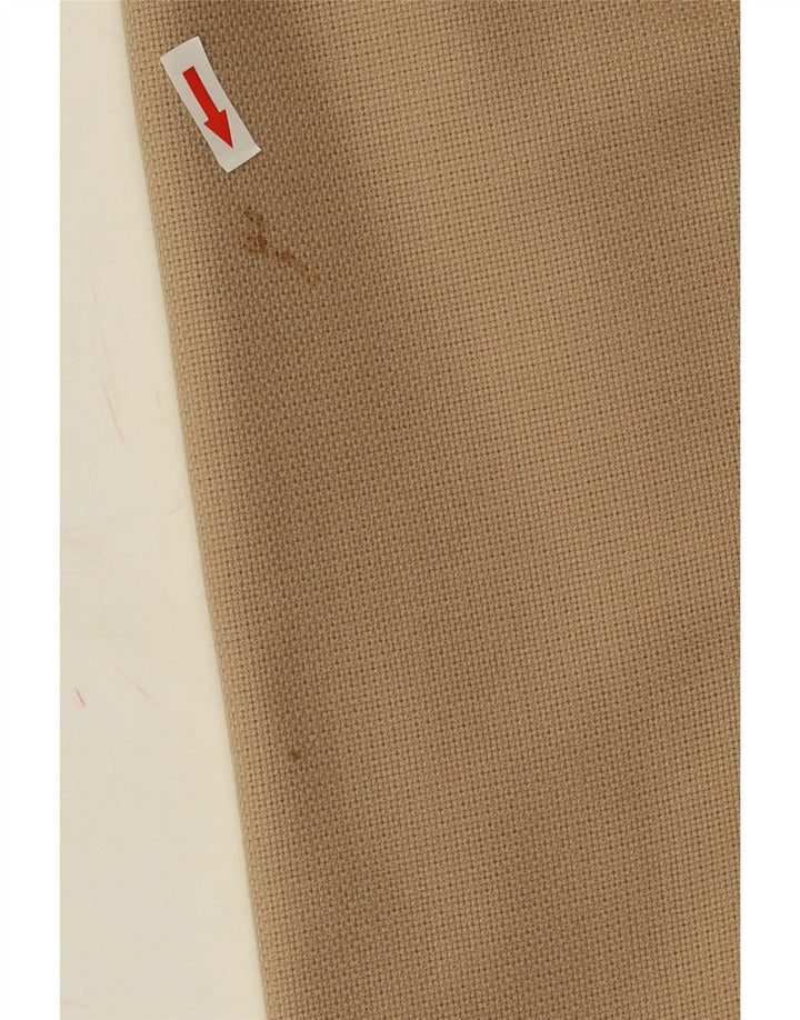 VINTAGE Dame 4-knaps blazerjakke IT 40 Lille beige uld