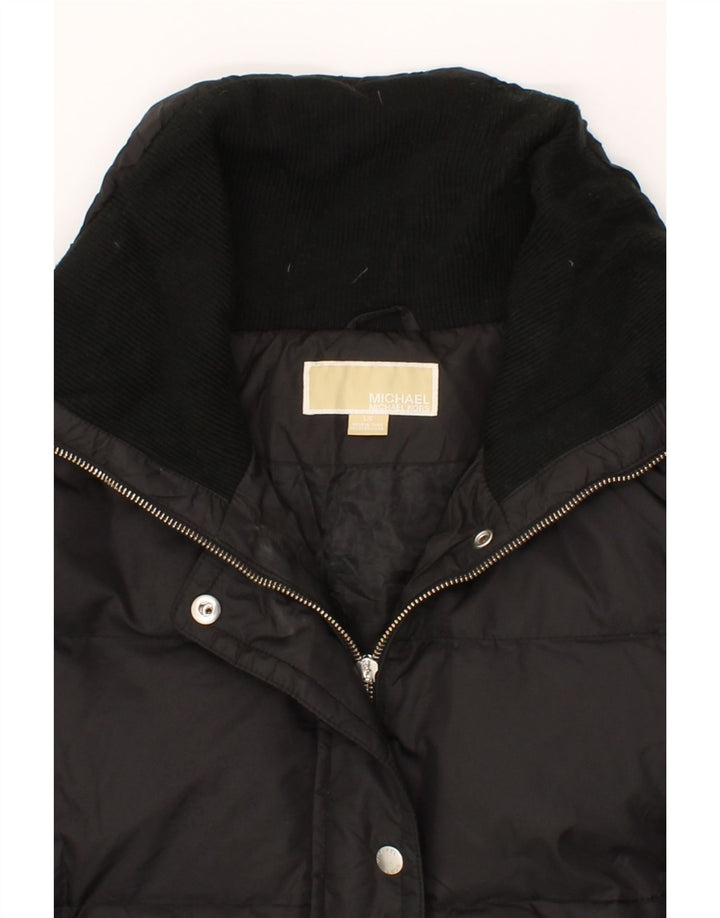 MICHAEL KORS Womens Padded Coat UK 16 Large Black Nylon Vintage Michael Kors and Second-Hand Michael Kors from Messina Hembry 