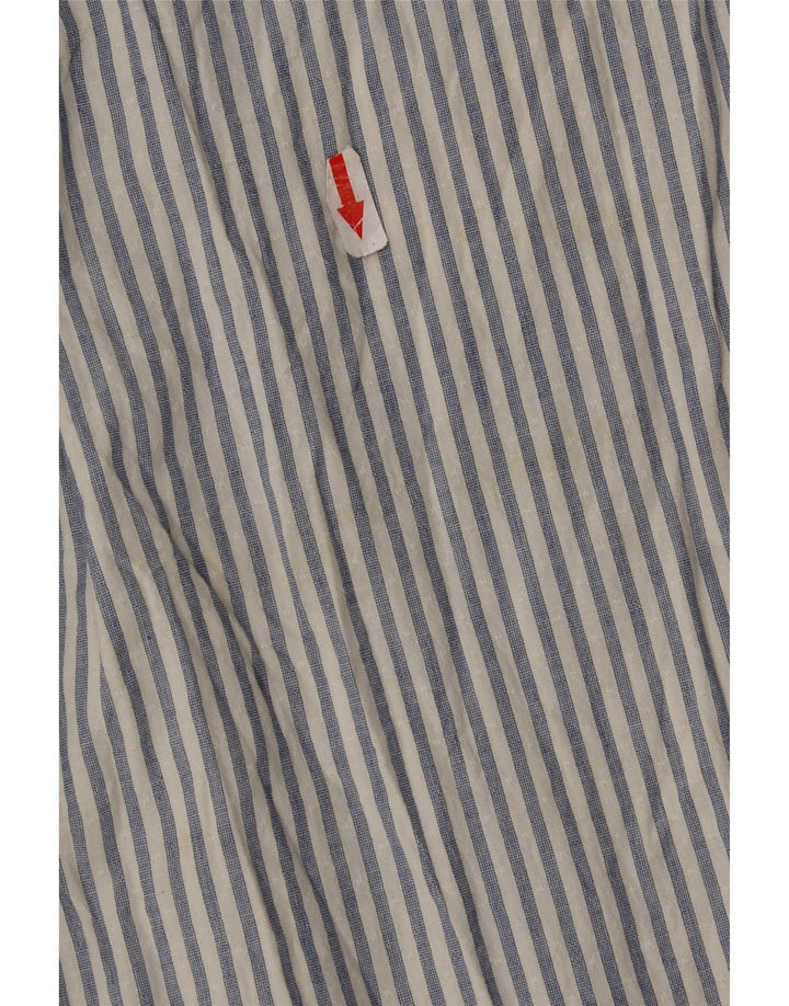 Gap Kvinder Gravid 3/4-ærmet Pullover Shirt UK 10 Lille blå stribet