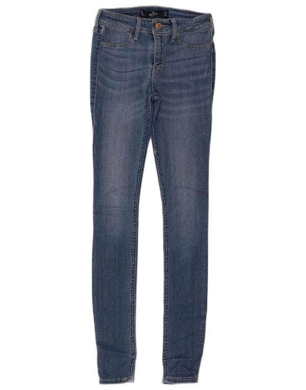 Hollister Dame Legging Skinny Jeans med lav talje US 0 XS W24 L30 Blå Bomuld