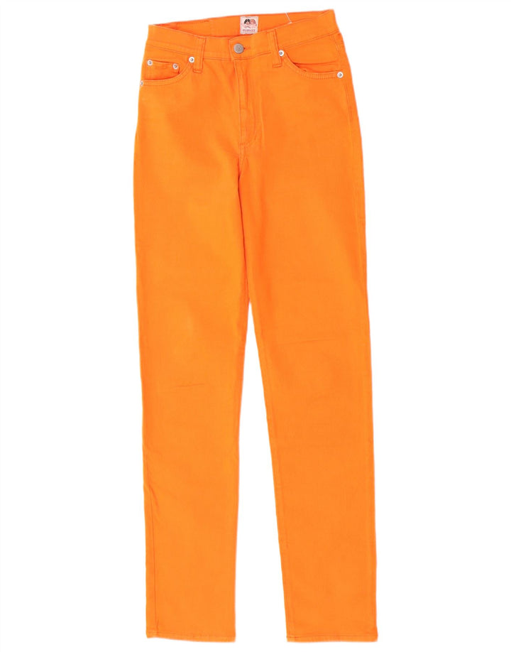 Fiorucci Kvinders Slim Jeans W28 L30 Orange Bomuld