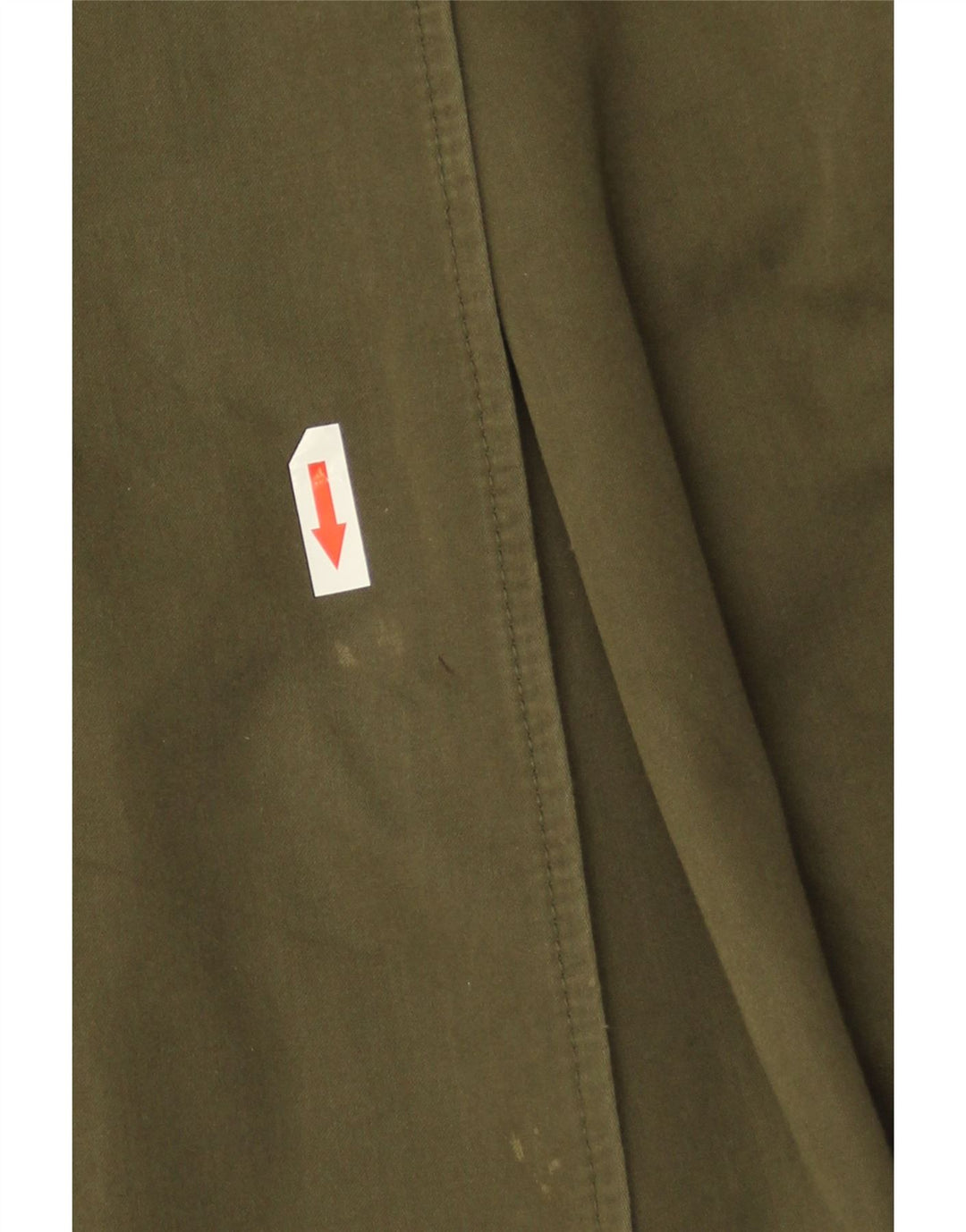 Marks & Spencer Dame Dobbeltradet Trench Coat UK 14 Stor Khaki Bomuld