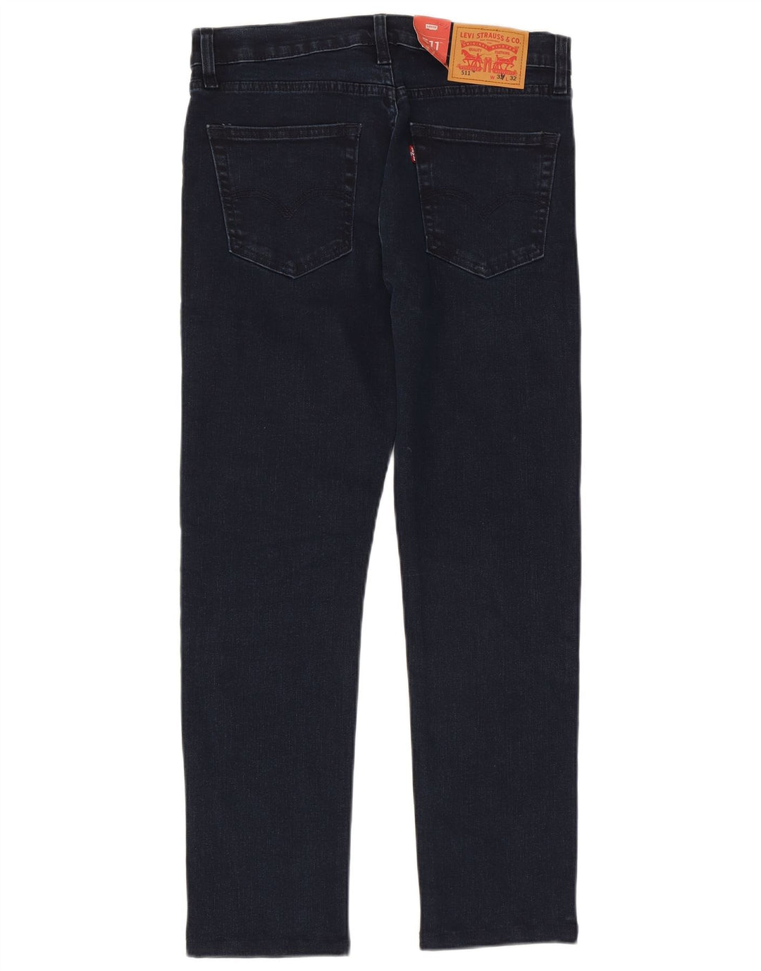 Levi's Herre 511 Slim Jeans W32 L29 Marineblå Bomuld