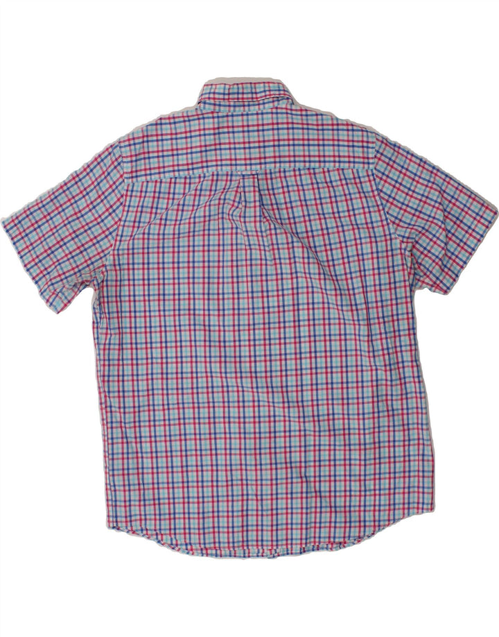 CHAPS Mens Short Sleeve Shirt XL Multicoloured Check Cotton Vintage Chaps and Second-Hand Chaps from Messina Hembry 