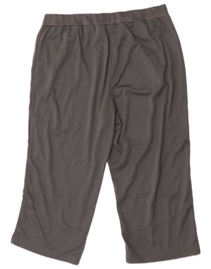 Reebok Womens Bermuda Sports Shorts UK 18 XL Grå Polyester