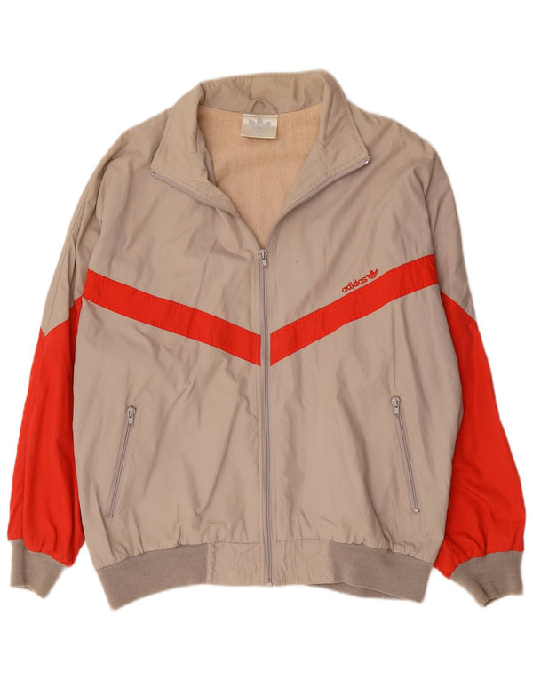 Adidas Træningsdragt til mænd Topjakke IT 54 XL Beige Colourblock Polyester