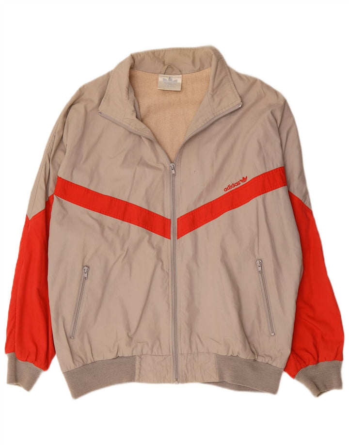 Adidas Træningsdragt til mænd Topjakke IT 54 XL Beige Colourblock Polyester