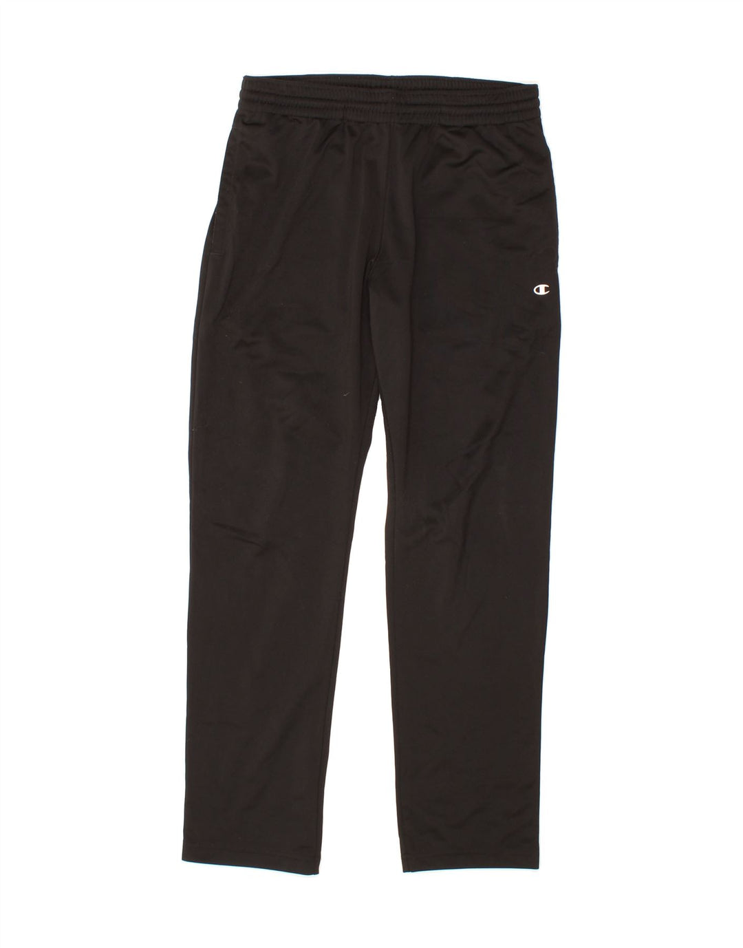 CHAMPION Mens Tracksuit Trousers Small  Black Polyester Vintage Champion and Second-Hand Champion from Messina Hembry 