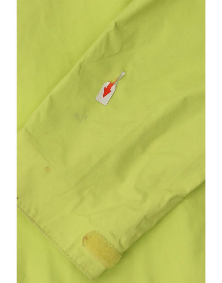 Jack Wolfskin Regnjakke med hætte til kvinder UK 12/14 Medium Green Polyamid